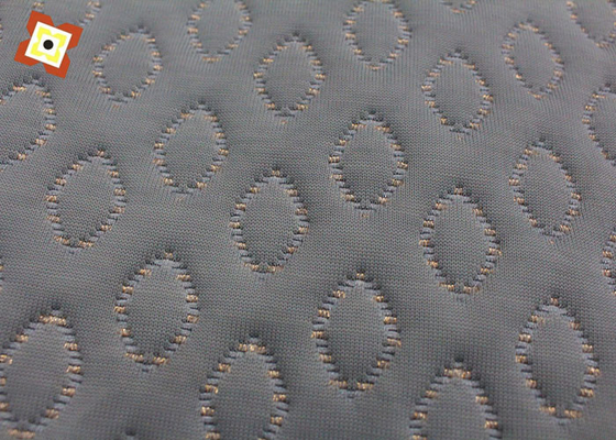 El oro y la plata refrescan la funda de almohada de bambú de seda Graphene material del colchón de la memoria de la tela de la fibra