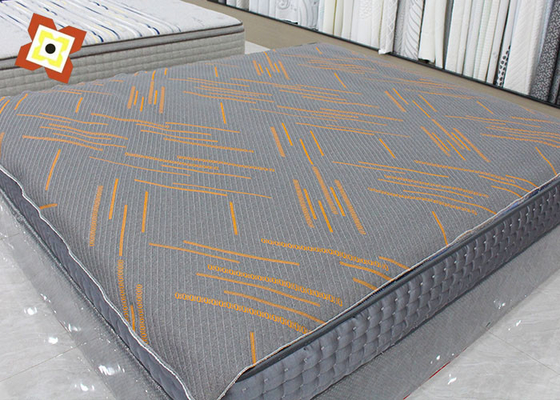 Guangzhou venta al por mayor de colchón de estiramiento colchón de colchoneta Tejido de alfombras Tejido Jacquard Capa de aire Modal Tejido de colchón gris