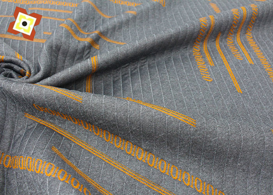 Guangzhou venta al por mayor de colchón de estiramiento colchón de colchoneta Tejido de alfombras Tejido Jacquard Capa de aire Modal Tejido de colchón gris