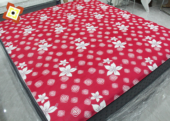 Fabrica mayorista 100 Poliéster colchón Tejido de colchón Tejido de tricot Tejido de colchón
