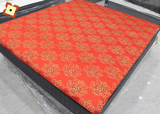 Fabrica mayorista 100 Poliéster colchón Tejido de colchón Tejido de tricot Tejido de colchón