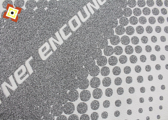 el poliéster 550gsm acolchó la tela Heather Grey Graphene Fabric