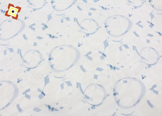Fabricante de tejidos textiles al por mayor Venta de precio barato Tejido de punto de poliéster blanco con estampado Tejido para colchones