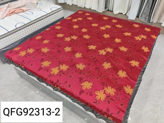 Nuestra fábrica vende el color claro de oro en polvo dispersión de deformación de tejido de colchón de punto impreso directamente