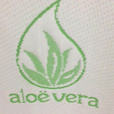 El verde los 2.2m 240gsm ancho hizo punto la tela del telar jacquar para el colchón