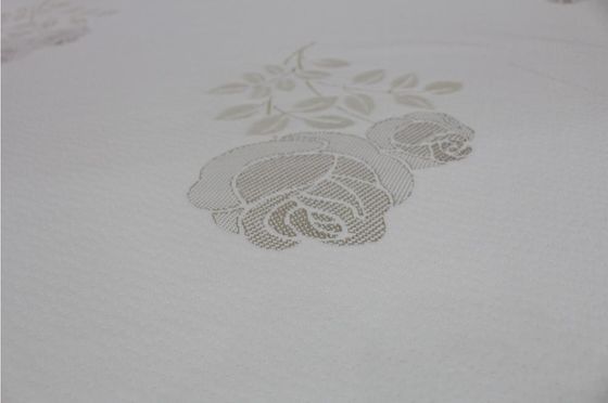 Tela que hace punto del telar jacquar a prueba de humedad del poliéster 200gsm con Rose Pattern Printed