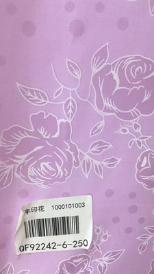 75gsm imprimible acolchó la tela para el colchón ignífugo