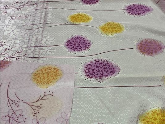 tejido de poliester reciclado 80gsm 100, tela ancha del edredón del colchón de los 230cm