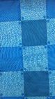 Tejido de poliester azul claro de la prueba del ácaro del polvo, tela del colchón del telar jacquar 38g/M2