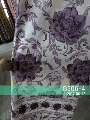 Tela impresa tejida 40gsm resistente de la arruga con floral impresa