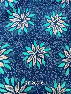 Color azul del punto del punto del estiramiento ignífugo de la tela 75gsm