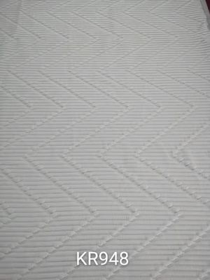 Rasgón de la tela del colchón del telar jacquar del poliéster 400gsm resistente
