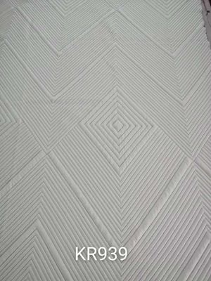 Rasgón de la tela del colchón del telar jacquar del poliéster 400gsm resistente
