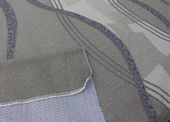 tela de lino de Gray Polyester Knitted Jacquard Protective de la tela del colchón que acolcha 260gsm