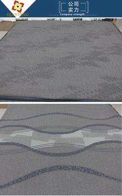tela de lino de Gray Polyester Knitted Jacquard Protective de la tela del colchón que acolcha 260gsm