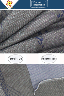 tela de lino de Gray Polyester Knitted Jacquard Protective de la tela del colchón que acolcha 260gsm