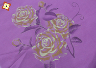 Color púrpura 120gsm de la tela del olor que acolcha del colchón anti de la prenda impermeable